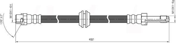 National NBH6010 - Əyləc şlanqı furqanavto.az