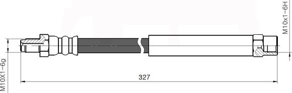 National NBH6035 - Əyləc şlanqı furqanavto.az