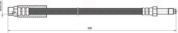 NATIONAL NBH6031 - Əyləc şlanqı furqanavto.az