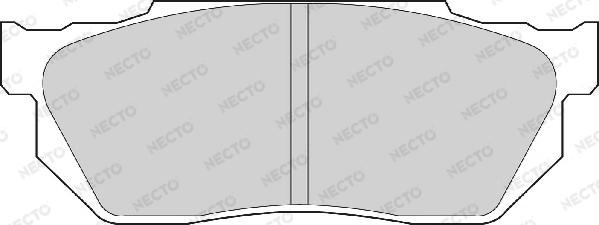 Necto FD902A - Əyləc altlığı dəsti, əyləc diski furqanavto.az