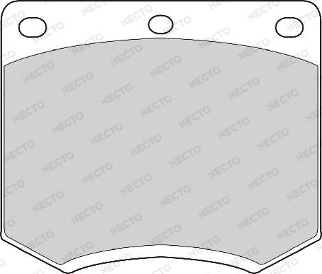 Necto FD4023A - Əyləc altlığı dəsti, əyləc diski furqanavto.az