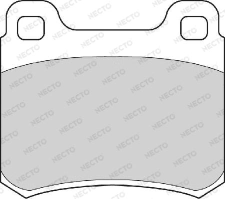 Necto FD4173A - Əyləc altlığı dəsti, əyləc diski www.furqanavto.az