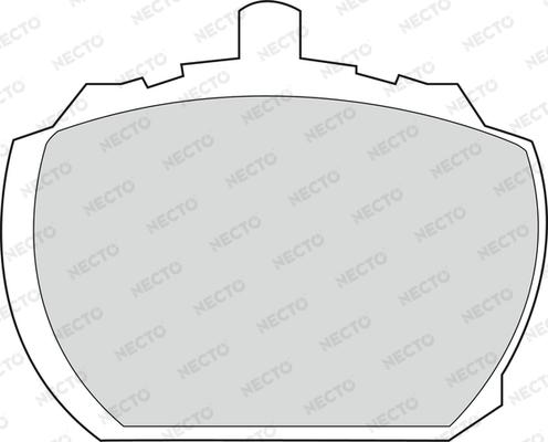 Necto FD571V - Əyləc altlığı dəsti, əyləc diski furqanavto.az