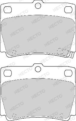 Necto FD6993A - Əyləc altlığı dəsti, əyləc diski furqanavto.az