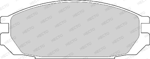 Necto FD6905A - Əyləc altlığı dəsti, əyləc diski furqanavto.az