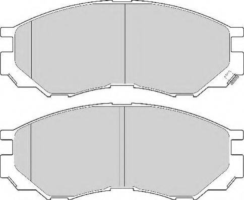 BOSCH BP319 - Əyləc altlığı dəsti, əyləc diski furqanavto.az