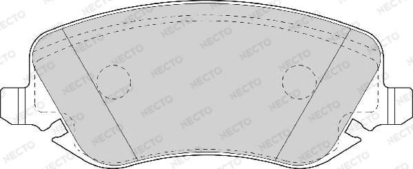 Necto FD6932A - Əyləc altlığı dəsti, əyləc diski furqanavto.az