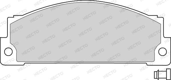 Necto FD6429A - Əyləc altlığı dəsti, əyləc diski furqanavto.az