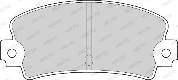 Necto FD659A - Əyləc altlığı dəsti, əyləc diski furqanavto.az