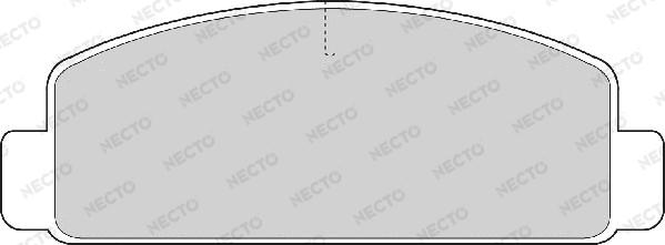 Necto FD6553A - Əyləc altlığı dəsti, əyləc diski furqanavto.az