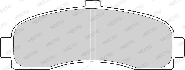 Necto FD6513A - Əyləc altlığı dəsti, əyləc diski furqanavto.az