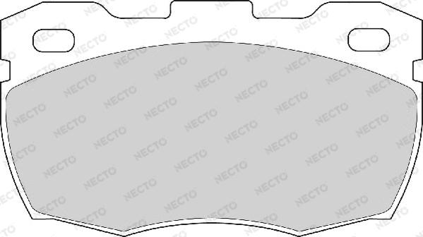 Necto FD6585A - Əyləc altlığı dəsti, əyləc diski furqanavto.az