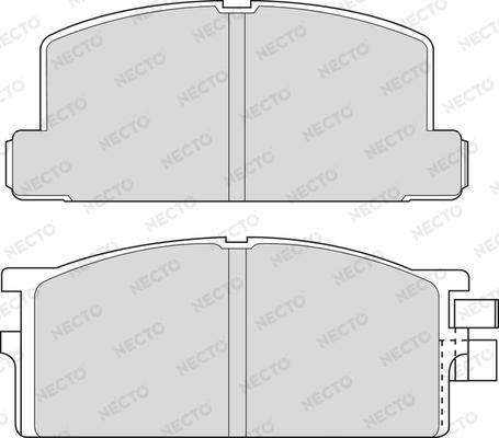 Necto FD6530V - Əyləc altlığı dəsti, əyləc diski furqanavto.az