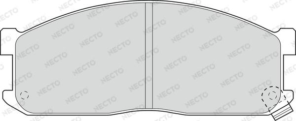 Necto FD6571V - Əyləc altlığı dəsti, əyləc diski furqanavto.az