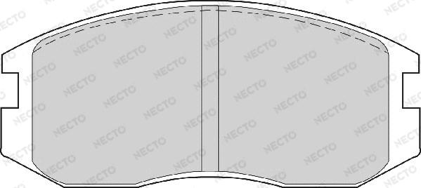 Necto FD6573A - Əyləc altlığı dəsti, əyləc diski furqanavto.az