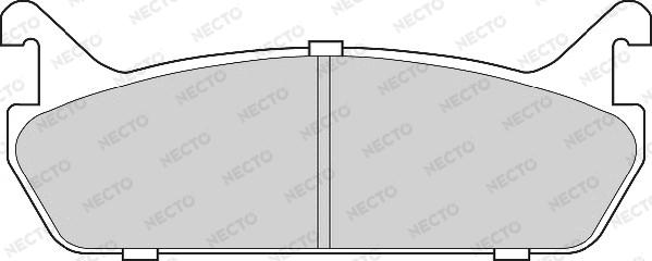 Necto FD6694A - Əyləc altlığı dəsti, əyləc diski furqanavto.az