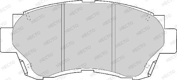 Necto FD6635A - Əyləc altlığı dəsti, əyləc diski furqanavto.az