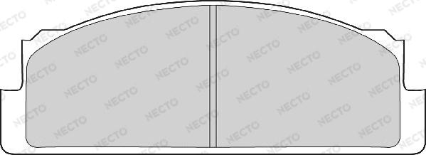 Necto FD604A - Əyləc altlığı dəsti, əyləc diski furqanavto.az