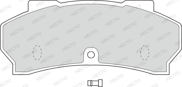 Necto FD6008V - Əyləc altlığı dəsti, əyləc diski furqanavto.az