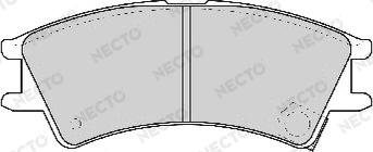 Necto FD6867A - Əyləc altlığı dəsti, əyləc diski furqanavto.az