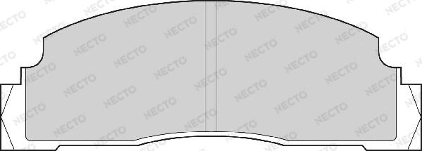 Necto FD688A - Əyləc altlığı dəsti, əyləc diski furqanavto.az