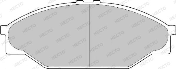 Necto FD6823A - Əyləc altlığı dəsti, əyləc diski furqanavto.az