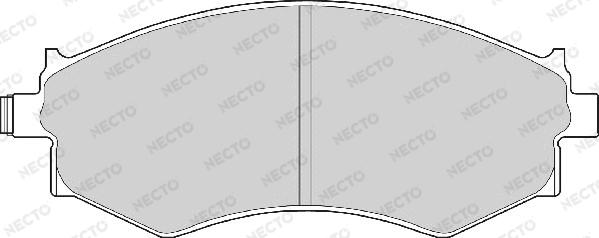 Necto FD6358A - Əyləc altlığı dəsti, əyləc diski furqanavto.az