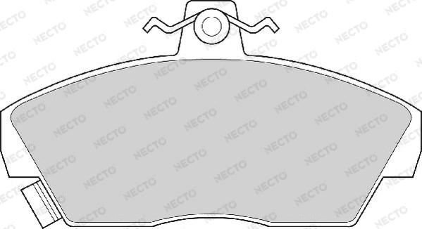 Necto FD6360A - Əyləc altlığı dəsti, əyləc diski furqanavto.az