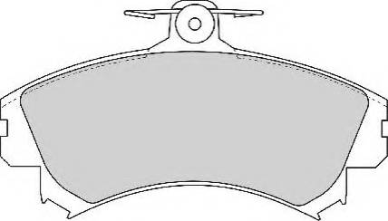 Necto FD6758N - Əyləc altlığı dəsti, əyləc diski furqanavto.az