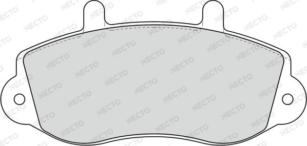 Necto FD6781V - Əyləc altlığı dəsti, əyləc diski furqanavto.az