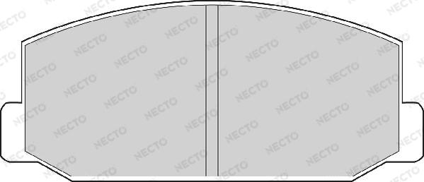 Necto FD847A - Əyləc altlığı dəsti, əyləc diski furqanavto.az