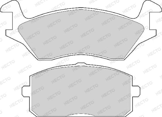 Necto FD833A - Əyləc altlığı dəsti, əyləc diski furqanavto.az