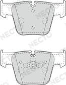 Necto FD7551A - Əyləc altlığı dəsti, əyləc diski furqanavto.az