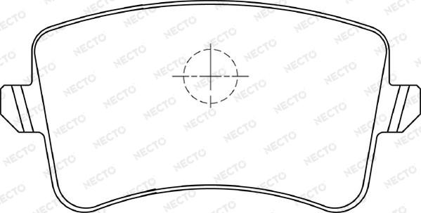 Necto FD7339A - Əyləc altlığı dəsti, əyləc diski furqanavto.az