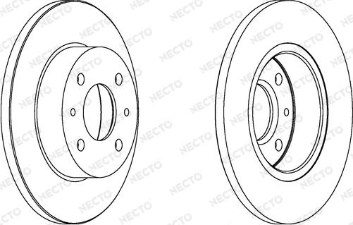 Necto WN459 - Əyləc Diski furqanavto.az