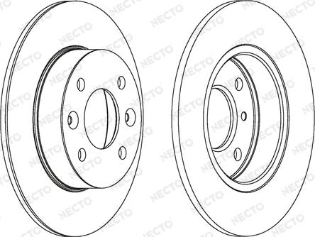 Necto WN405 - Əyləc Diski furqanavto.az