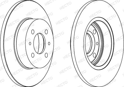 Necto WN293 - Əyləc Diski furqanavto.az