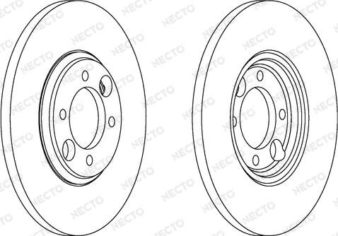Necto WN201 - Əyləc Diski furqanavto.az