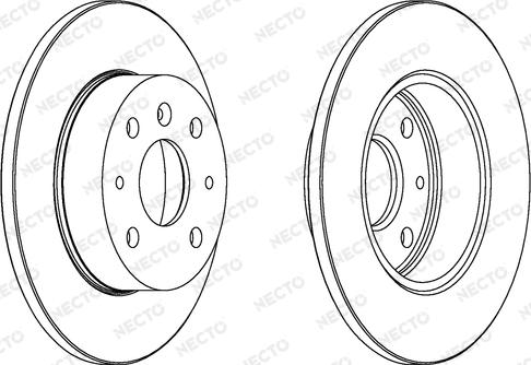 Necto WN781 - Əyləc Diski furqanavto.az