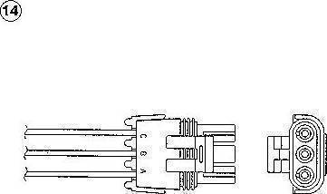 NGK 1861 - Lambda Sensoru furqanavto.az