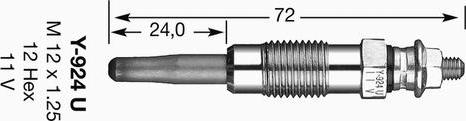 NGK 4950 - İşıqlandırma şamı www.furqanavto.az