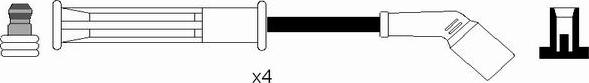 NGK 4081 - Alovlanma kabeli dəsti furqanavto.az