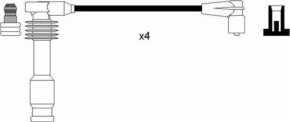 NGK 8458 - Alovlanma kabeli dəsti furqanavto.az