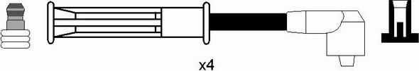 NGK 7200 - Alovlanma kabeli dəsti furqanavto.az