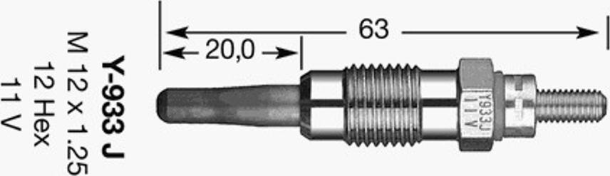 NGK D-Power 25 - İşıqlandırma şamı furqanavto.az