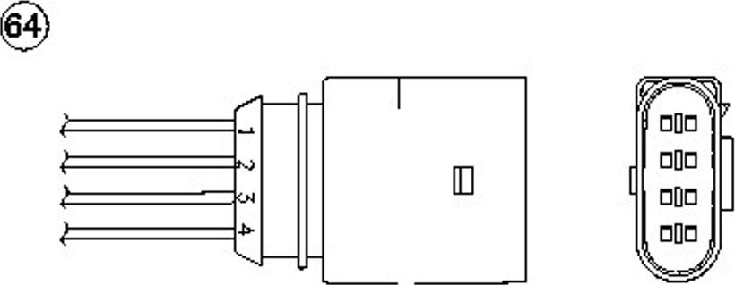 NGK OZA532-V4 - Lambda Sensoru furqanavto.az
