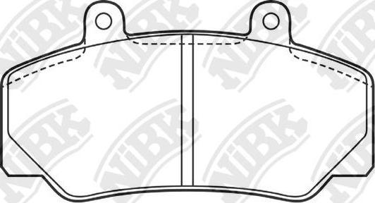 NiBK PN45019 - Əyləc altlığı dəsti, əyləc diski furqanavto.az