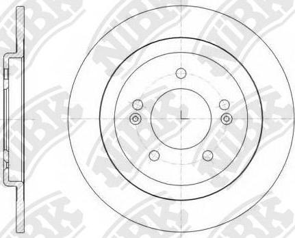 NiBK RN1563 - Əyləc Diski furqanavto.az