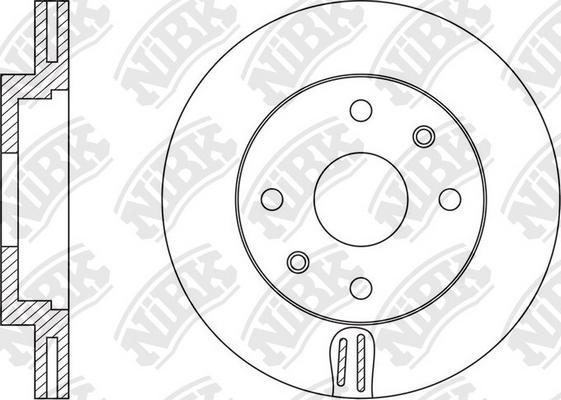 NiBK RN1571 - Əyləc Diski furqanavto.az