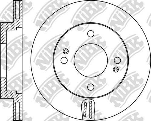 NiBK RN1812 - Əyləc Diski furqanavto.az